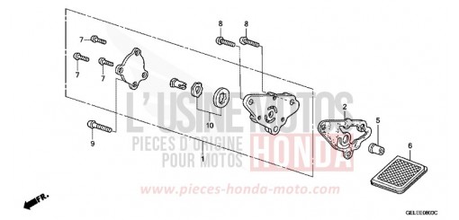 POMPE A HUILE CRF50F6 de 2006